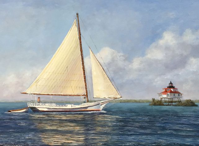 Skipjack Off Thomas Point