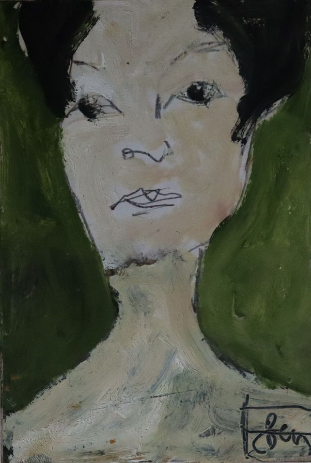 portrait green