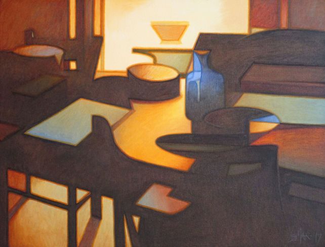 Table by Lamplight