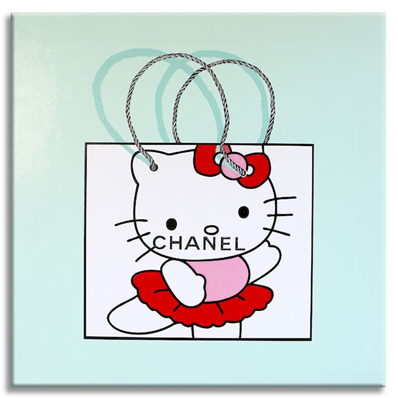 Hello Kitty Louis Vuitton Fashion Pop Art Wall Art