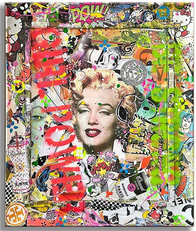 Marilyn Girl Power – Original Painting on Canvas