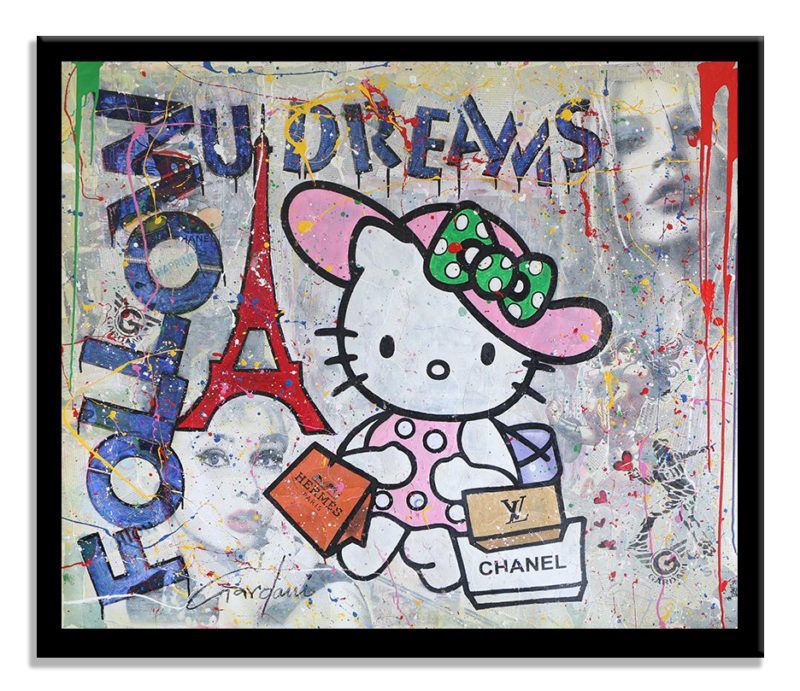 Gardani Pop Art, Hello Kitty – Hermes Chanel Louis Vuitton