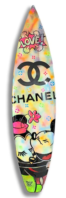 Chanel surfboard deals wall art