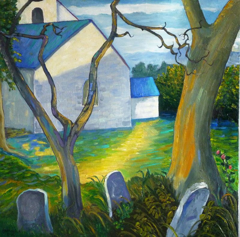 churchyard painting